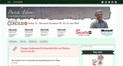 Desktop Screenshot of butchadamsconsulting.com