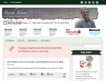Tablet Screenshot of butchadamsconsulting.com